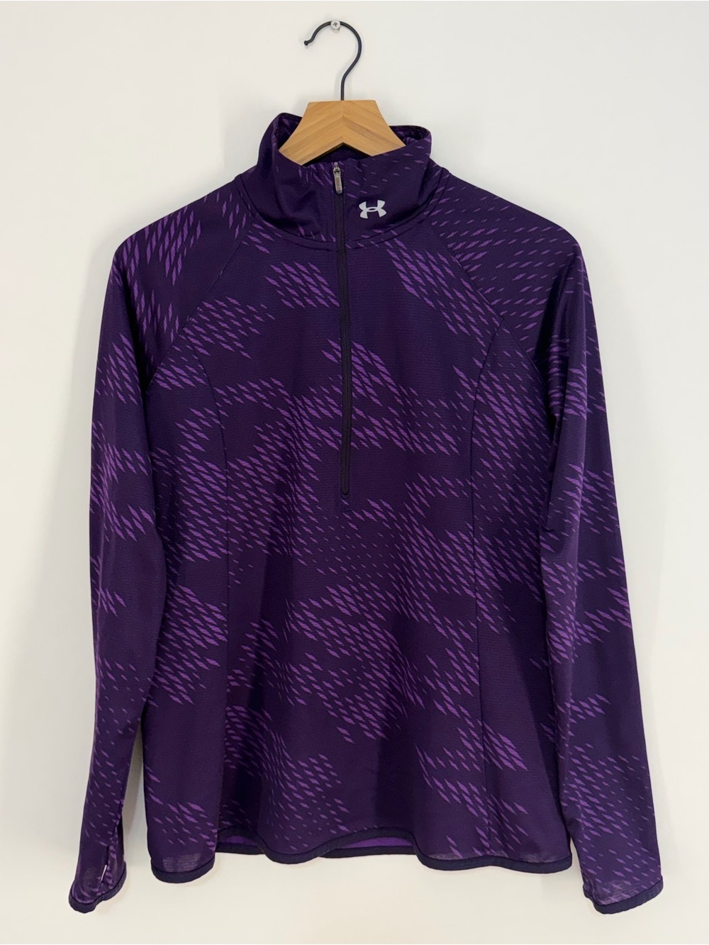 Under Armour Women’s Fitted Half-Zip Pullover Purple Size Medium